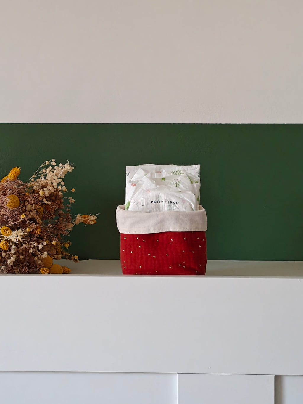 🍂 Panière – Comette cuivrée