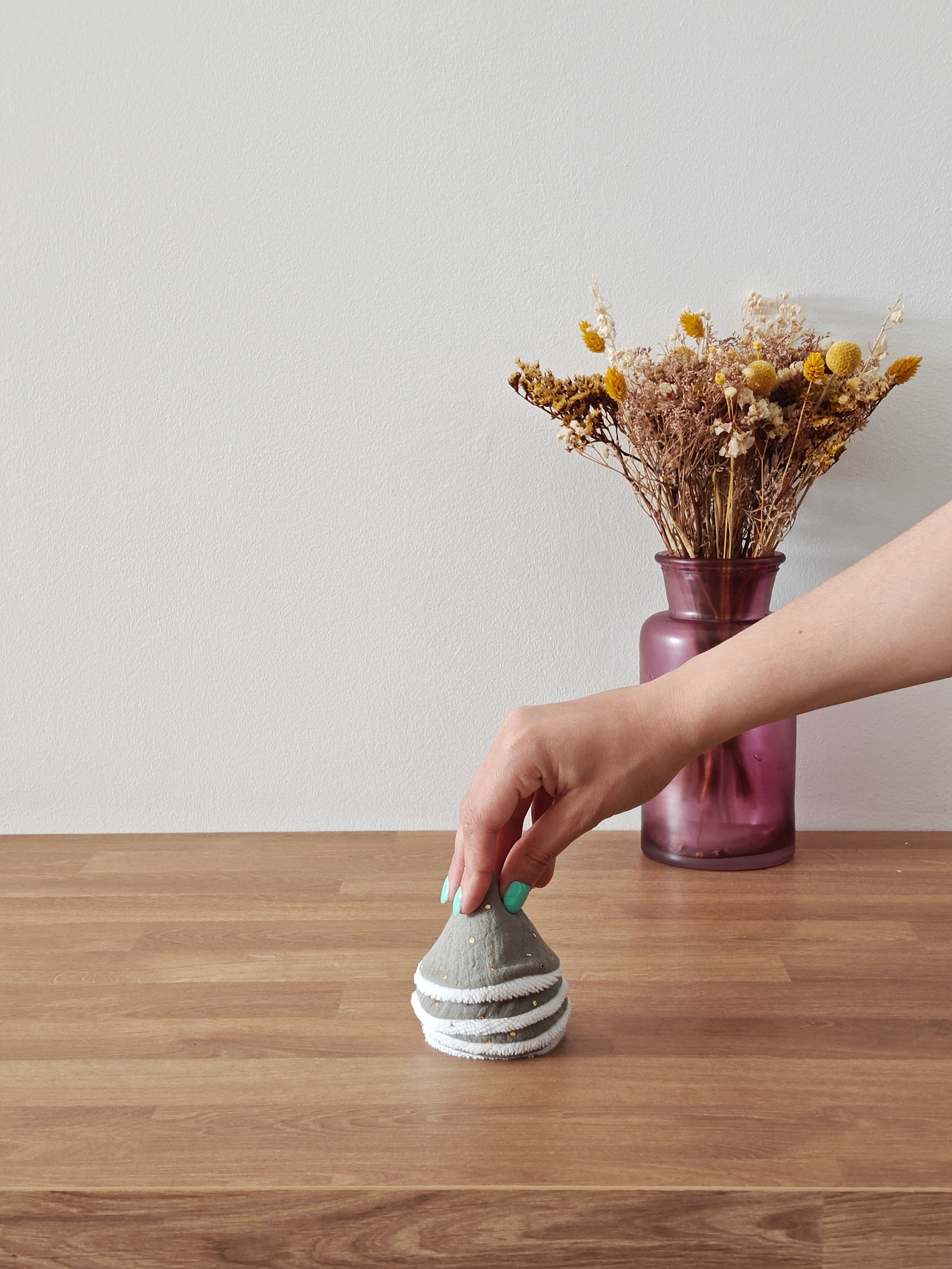 🌿Cônes à pipi bébé – Aurore boréale (lot de 2)