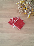 🍂 Lingettes lavables - Comète cuivrée (lot de 5)