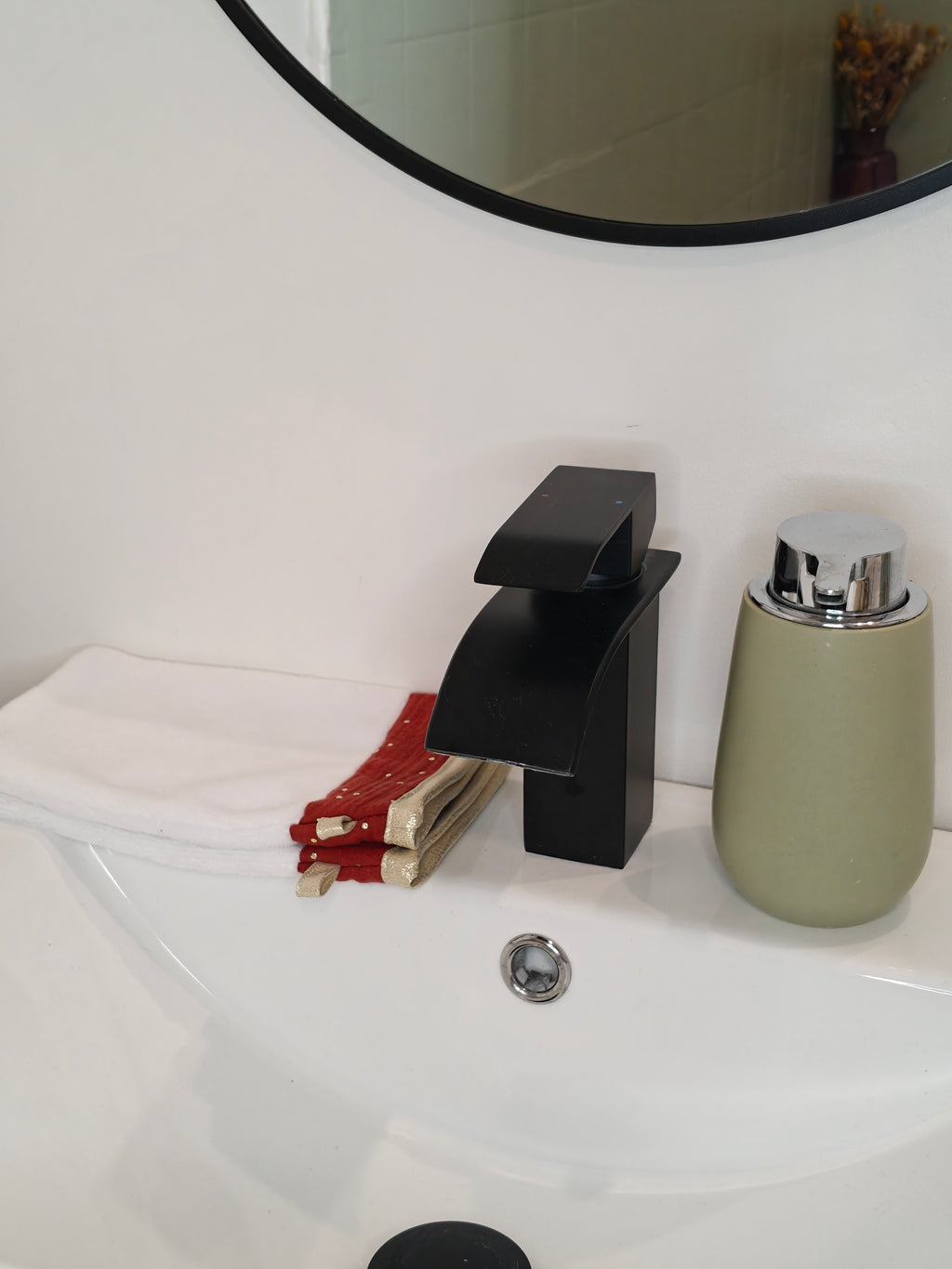 🍂Gant de toilette - Comète cuivrée (à l'unité)